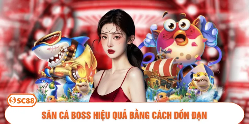 Săn cá boss hiệu quả bằng cách dồn đạn