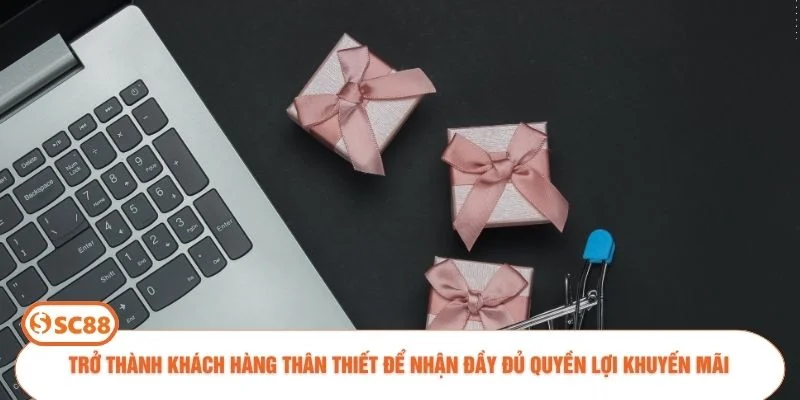 Trở thành khách hàng thân thiết để nhận đầy đủ quyền lợi khuyến mãi